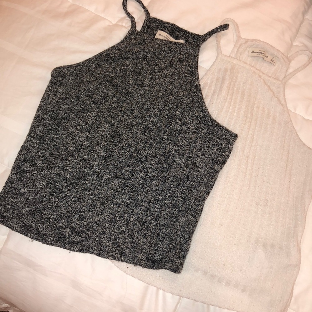 Abercrombie & Fitch high neck knit tanks